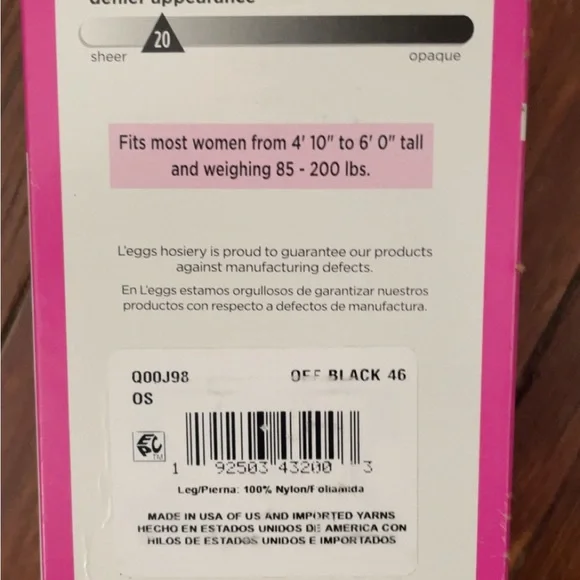 L'eggs Everyday Knee Highs - Off Black - Picture 2 of 2